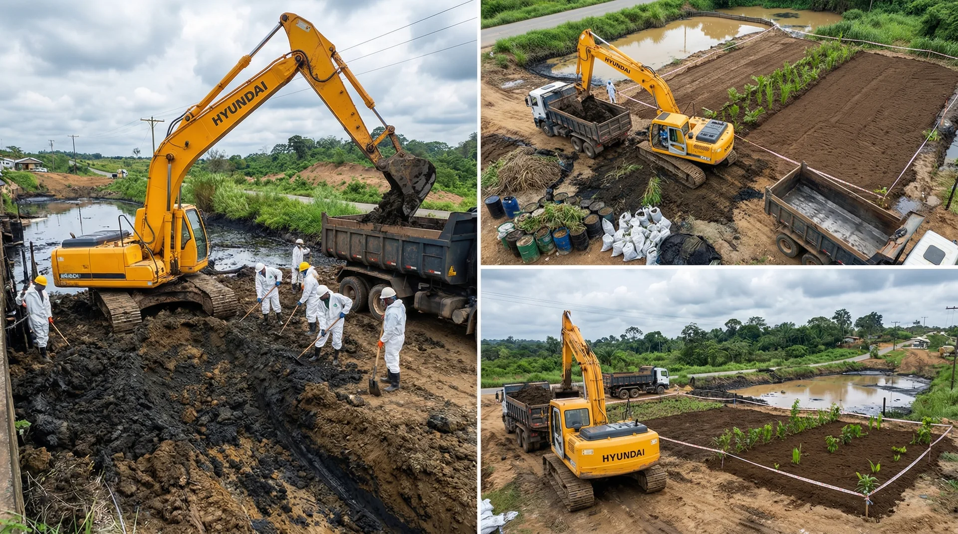 Operaciones de saneamiento ambiental en campo